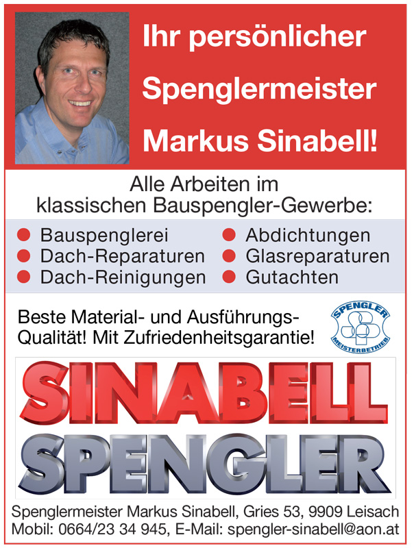 Bauspenglerei Markus Sinabell Lienz Osttirol Gries Leisach